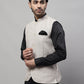 Even Apparels Men's Beige Nehru Jacket With Welt Pockets | Swadesiicart