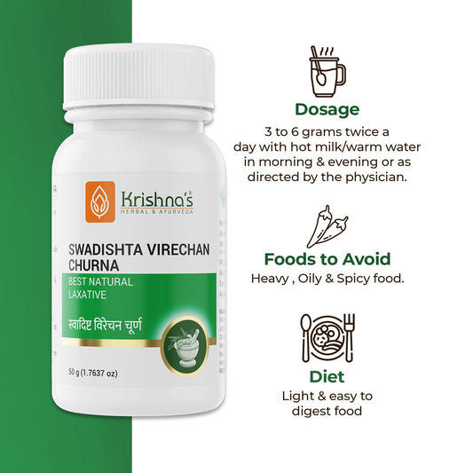 Krishna'S Herbal & Ayurveda Swadishta Virechan Churna | Swadesiicart