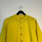 trueBrowns Lime Cotton Men's Shirt | Swadesiicart