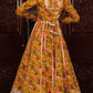 Pomcha Jaipur Mastani Cotton Anarkali Plazo Set | Swadesiicart