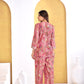 BulBul Saumya Rust Chanderi Co-Ord Set - Swadesiicart