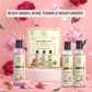 Khadi Natural Rose & Honey Skin Care Combo Pack Of 3 – 210ml Each