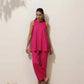 trueBrowns Pink Viscose Co-ord Set - Swadesiicart
