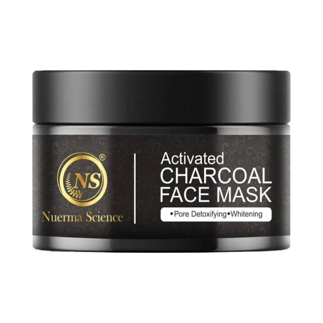 Nuerma Science Charcoal Face Mask | Deep Cleanse and Exfoliates | Swadesiicart