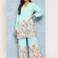 Ahalyaa Floral Printed Ethnic Co-Ords - Swadesiicart