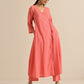 trueBrowns Bright Pink Dobby Angrakha Kurta Pant Set | Swadesiicart