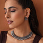 trueBrowns Silver Tone Necklace Set - Swadesiicart