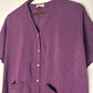 trueBrowns Purple Slub Top | Swadesiicart