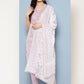 Ahalyaa Women Floral Printed Gotta Patti Pure Cotton Kurta with Trousers & With Dupatta | Swadesiicart