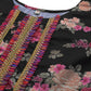 Ahalyaa Women Black Floral Printed Gotta Patti Kurta with Palazzos & With Dupatta | Swadesiicart