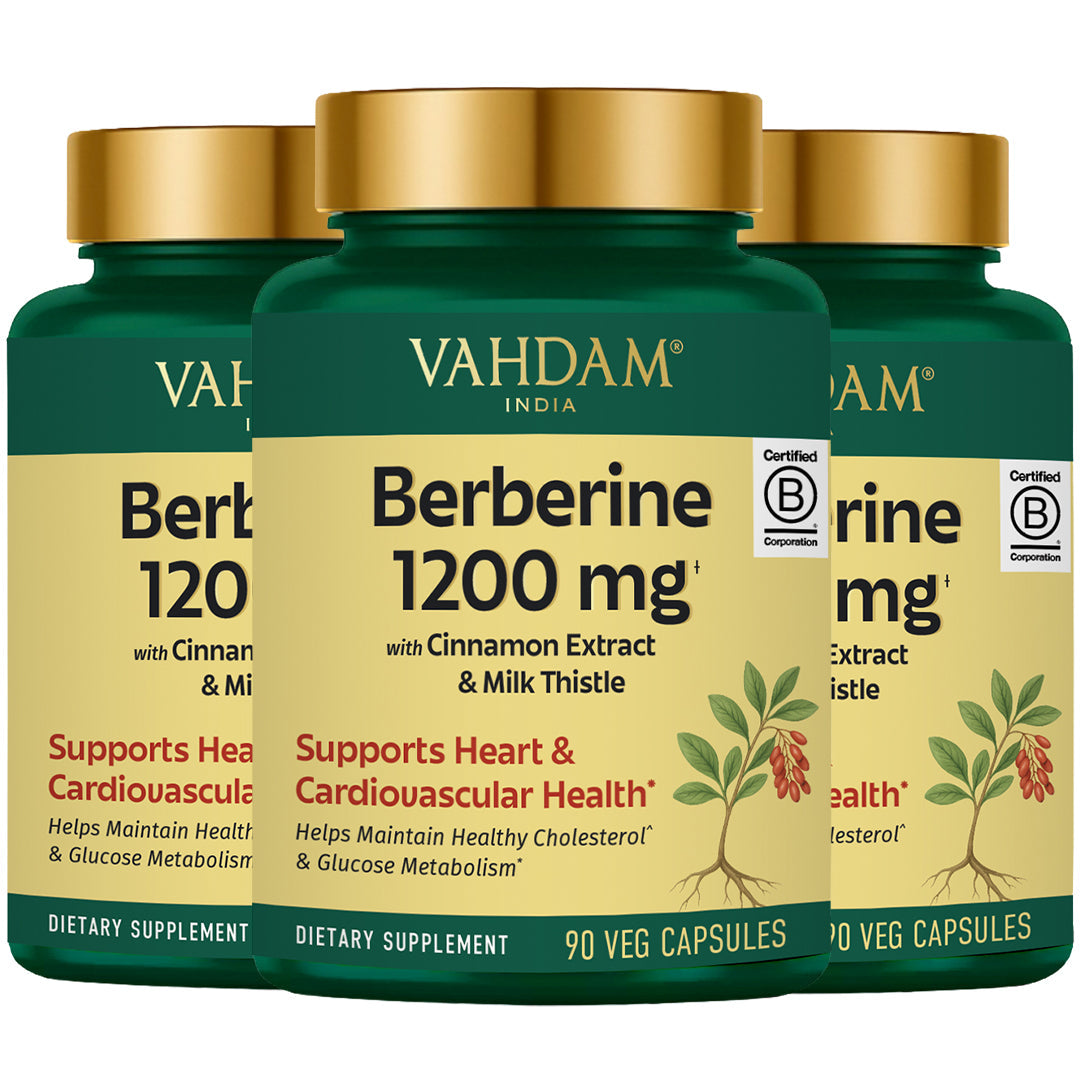 Berberine 1200 mg with Cinnamon Extract & Milk Thistle