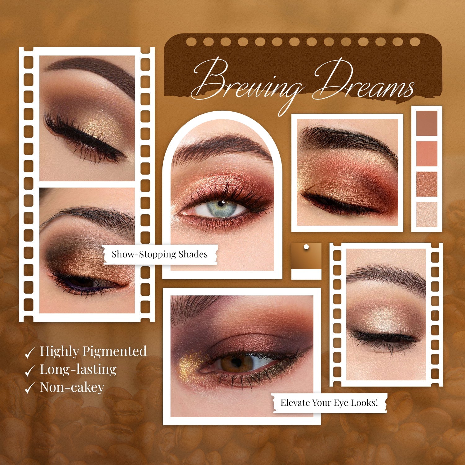 Herb Enriched 4-in-1 Eye-shadow Palette with Manjishtha and Liquorice Root (Copy)