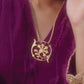 trueBrowns Gold-Polished Pendant Necklace | Swadesiicart