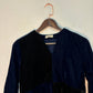 trueBrowns Blue Velvet Co-ord Set - Swadesiicart