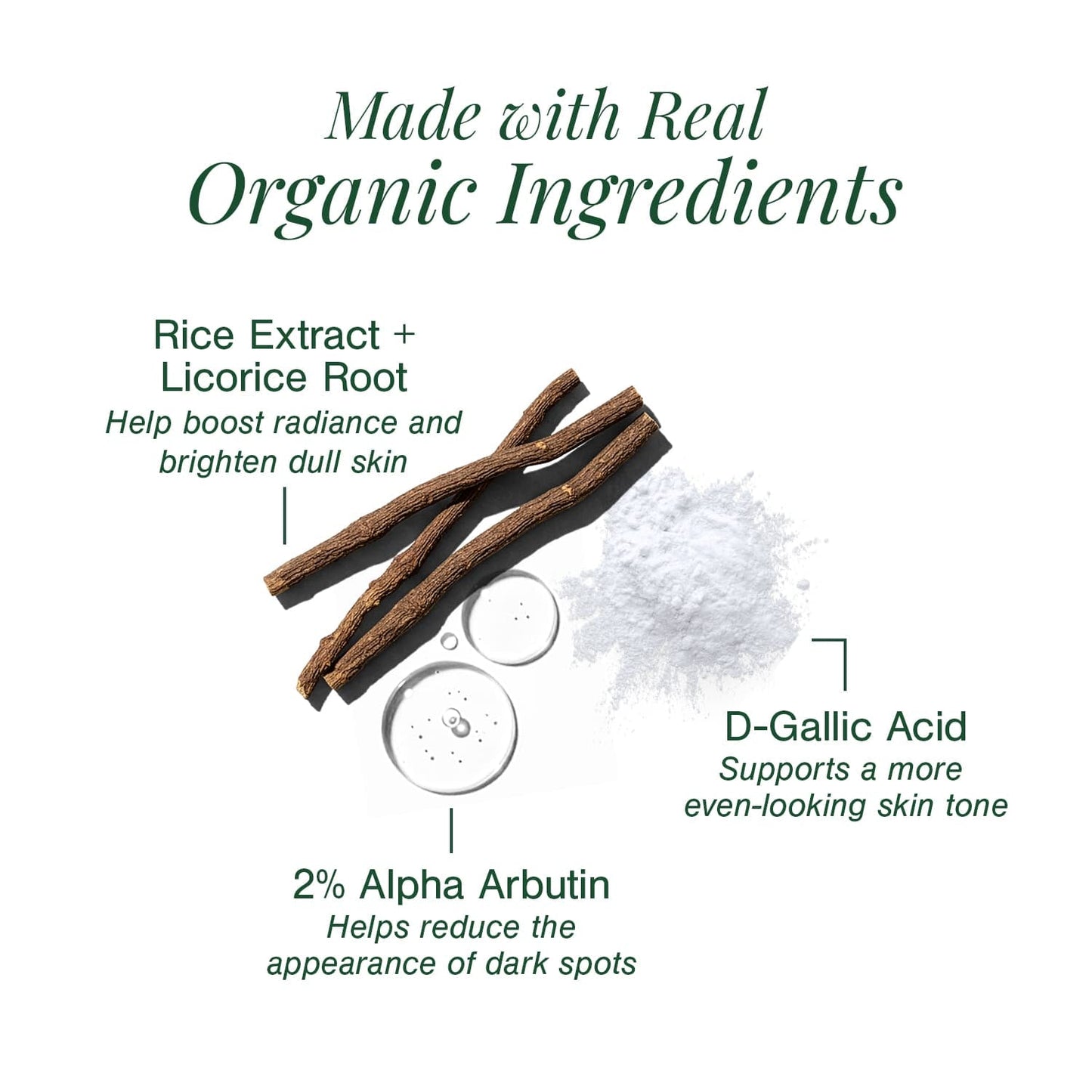 2% Alpha Arbutin + D-Gallic Acid Natural Face Serum
