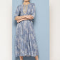 Ahalyaa Floral Printed Midi A-Line Ethnic Dress | Swadesiicart