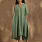 trueBrowns Light Green Bandhani Printed Silk Oversized Kurta Pant Set | Swadesiicart