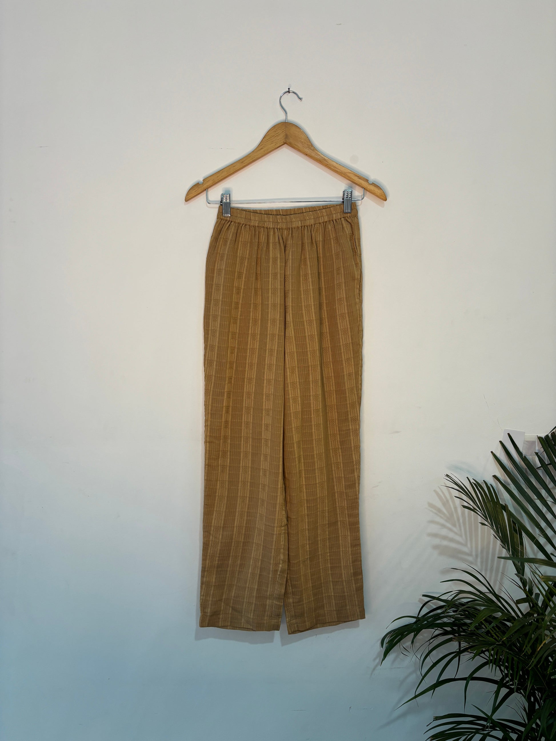 trueBrowns Beige Straight Co Ord Set - Swadesiicart