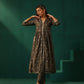 trueBrowns Grey Diamond Viscose Silk Front Slit Kurta Pant Set | Swadesiicart