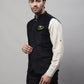 Even Apparels Men's Black Nehru Jacket With Welt Pockets | Swadesiicart