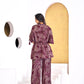BulBul Hetal Wine Co-Ord Set - Swadesiicart
