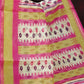 Shades of Cream And Pink Colour Blouse Patola Design Semi Chanderi Saree By Gayathri Reddy Designer Studio | Swadesiicart