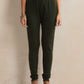 trueBrowns Green Woollen Leggings | Swadesiicart
