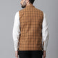 Even Apparels Men's Beige Nehru Jacket With Welt Pockets | Swadesiicart