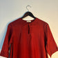 trueBrowns Maroon Silk Kurta | Swadesiicart