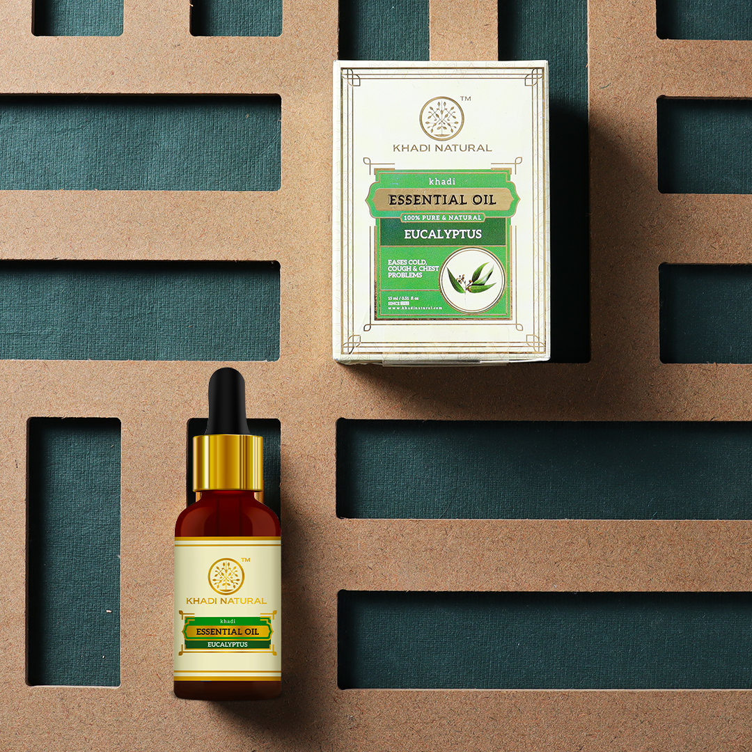 Khadi Natural Eucalyptus - Pure Essential Oil - 15ml Sale