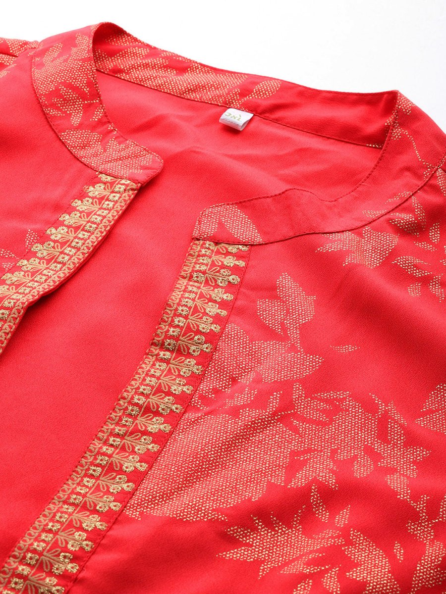 Ahalyaa Plus Size Ethnic Top & Skirt with Shrug | Swadesiicart