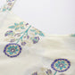 Ahalyaa Floral Printed Regular Pure Cotton Kurta with Trousers & Jacket | Swadesiicart