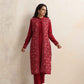 trueBrowns Maroon Kashmiri Woollen Jacket 3pc Set | Swadesiicart