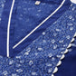 Ahalyaa Floral Print Midi Pure Cotton Ethnic Dress with Lace Inserts Detail | Swadesiicart