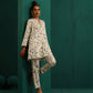 trueBrowns Blue Floral Cotton Printed Relaxed Co-ord Set - Swadesiicart