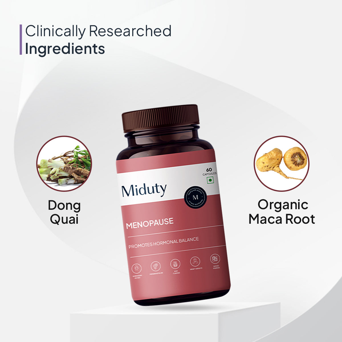 Miduty by Palak Notes Menopause Capsules - Swadesiicart