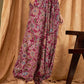 InWeave Burgundy Big Jaal Harem Pant - Swadesiicart