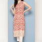 Ahalyaa Women Ethnic Motifs Embroidered Gotta Patti Kurta | Swadesiicart