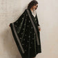 trueBrowns Green Velvet Floral Embroidered Kurta Pant Dupatta Set | Swadesiicart