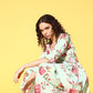 Ahalyaa Women Floral Printed Pleated Kurti with Sharara | Swadesiicart