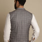 Even Apparels Men's Brown Waistcoat with Notched Lapel | Swadesiicart