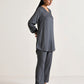 trueBrowns Grey Short Co-Ord Set - Swadesiicart