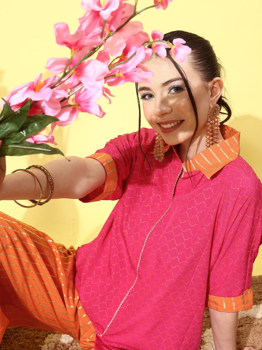 Ahalyaa Printed Co-Ords - Swadesiicart