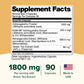 Ashwagandha 1800 mg Capsules with KSM-66®