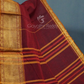 Kalanetha Maroon Coloured Pure Narayanpet Cotton Saree By Gayathri Reddy Designer Studio | Swadesiicart