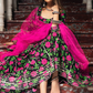 Pomcha Jaipur Gulmohar Cotton Hand Block Skirt Set | Swadesiicart