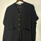 trueBrowns Black Slub Shirt Top | Swadesiicart