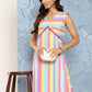 Ahalyaa Striped Empire Gotta Patti Kurta With Palazzos | Swadesiicart