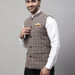 Even Apparels Men's Beige Pure Wool Nehru Jacket | Swadesiicart