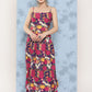 InWeave Women's Navy Bird Japanese Art Strappy Set - Swadesiicart